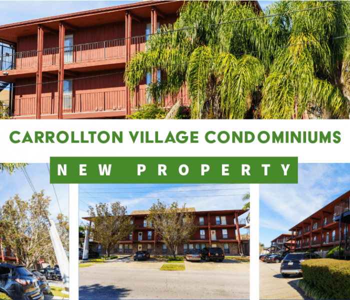 2024 NEW Property-Carrollton Village Condominiums