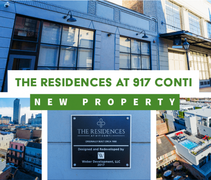 Property Management at The Residences at 917 Conti